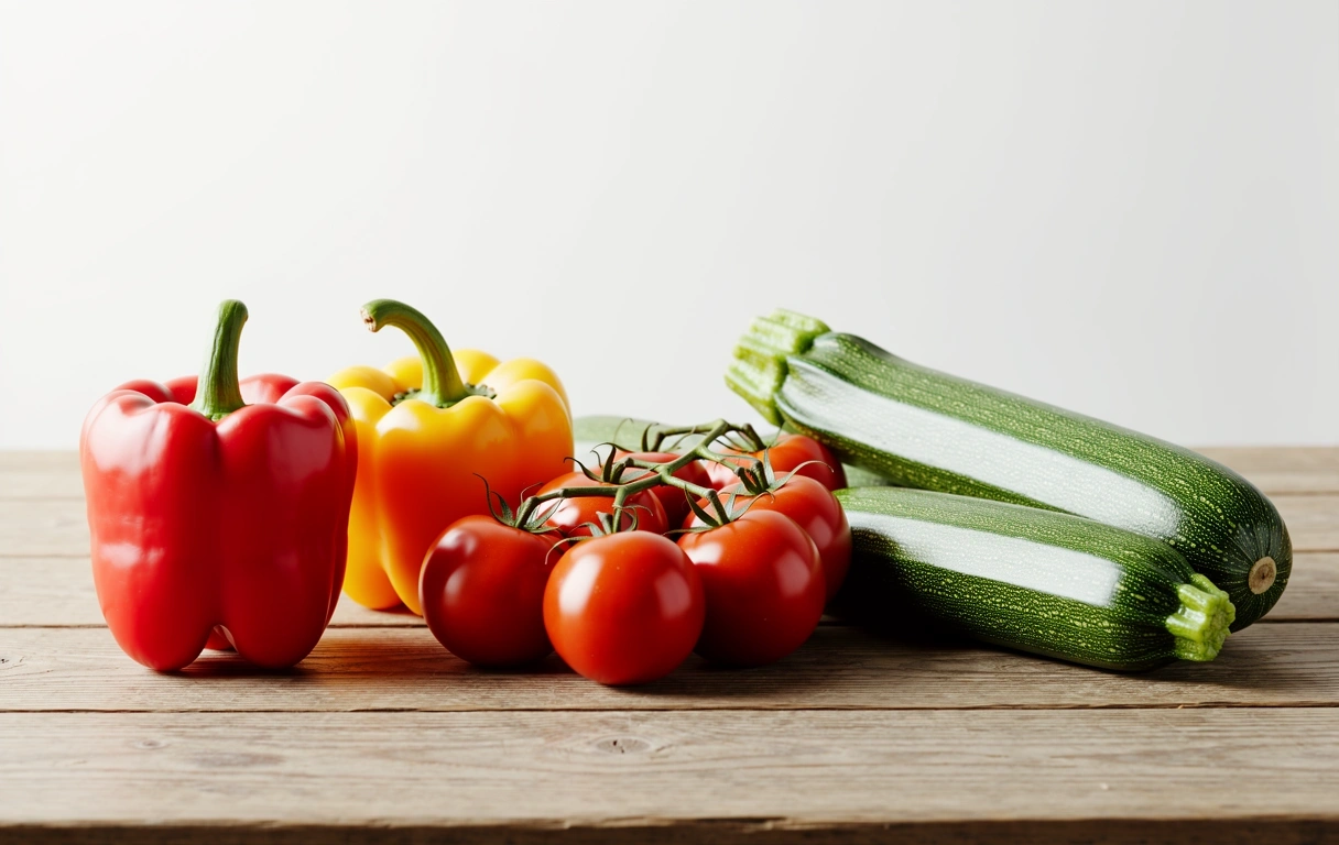 Variedad de verduras frescas